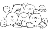 sumikko gurashi coloring pages printable sumikko gurashi coloring pages printable