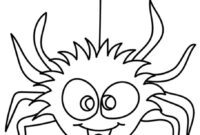 spider color page spider color page