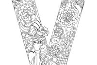 v coloring pages