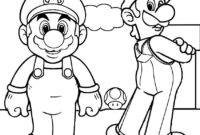 mario luigi coloring pages mario luigi coloring pages