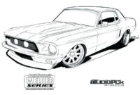 coloring pages mustang
