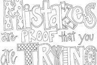 free printable coloring pages for adults only quotes