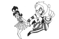 printable beetlejuice coloring pages printable beetlejuice coloring pages