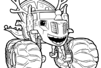 blaze coloring pages printable blaze coloring pages printable