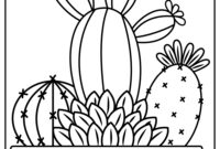 coloring pages of cactus coloring pages of cactus