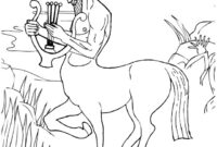 centaur coloring page centaur coloring page