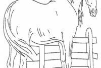 dessin a colorier facile cheval dessin a colorier facile cheval