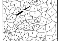 coloriage avec numero coloriage avec numero