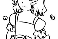 coloriage pour fille a imprimer