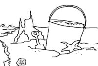 dessin a colorier facile sur la plage dessin a colorier facile sur la plage