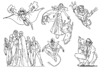 dessin a colorier facile x men dessin a colorier facile x men