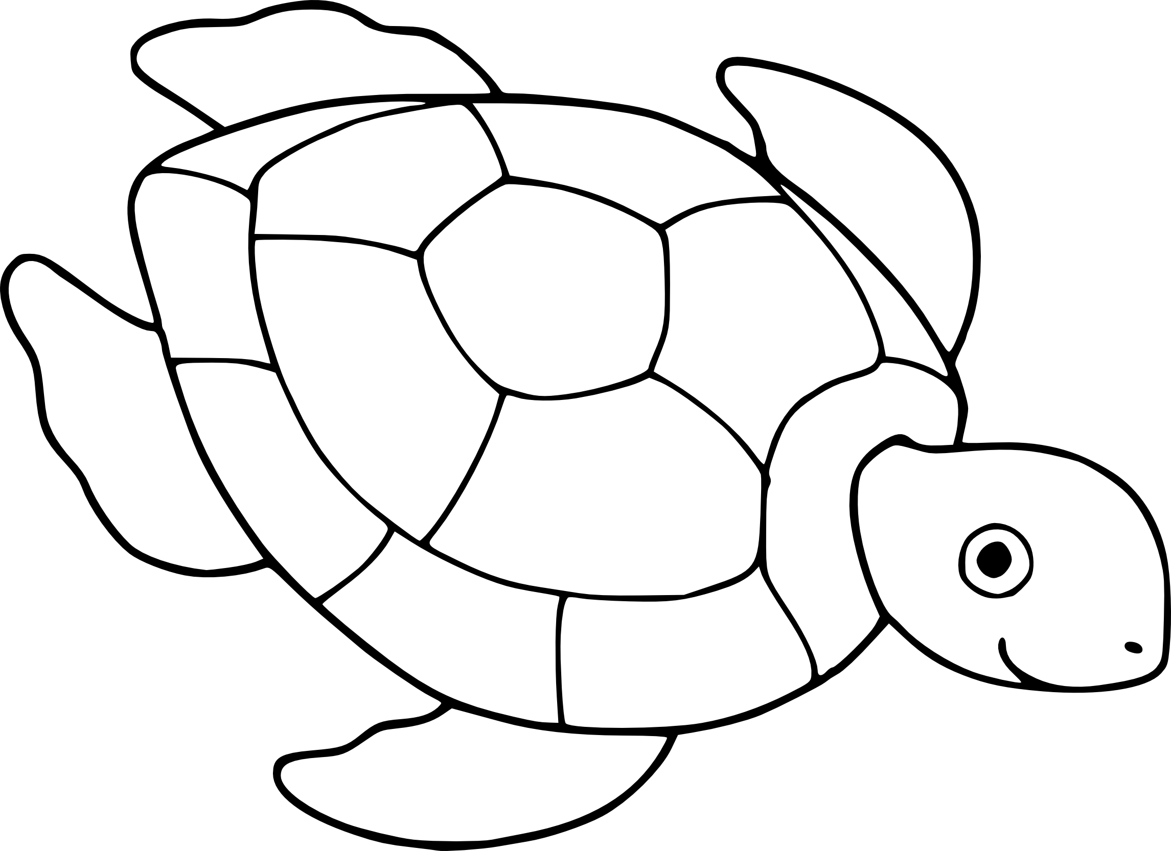 Coloriage tortue de mer à imprimer