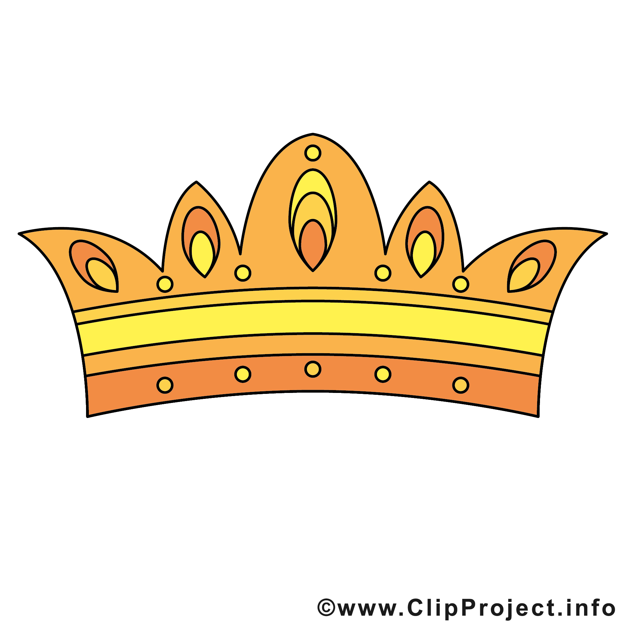 Couronne dessins gratuits - Roi clipart gratuit - Divers dessin