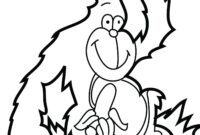 gorilla coloring pages free gorilla coloring pages free