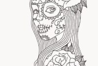 day of the dead skeletons coloring pages