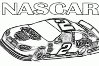 nascar coloring pages 2021 2