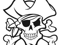 110 idées de Drapeau pirate | drapeau pirate, coloriage, dessin coloriage