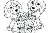 coloriage de chien trop mignon a imprimer