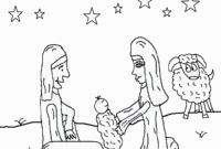 birth of jesus coloring pages free birth of jesus coloring pages free