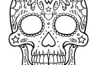 day of the dead color pages day of the dead color pages