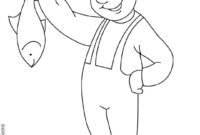 fisherman coloring pages fisherman coloring pages