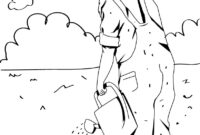 gardener coloring pages
