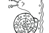 gary the snail coloring page gary the snail coloring page