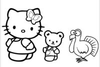hello kitty thanksgiving coloring pages hello kitty thanksgiving coloring pages