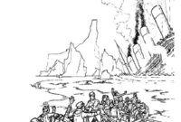 iceberg coloring page