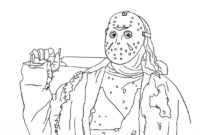 jason coloring page