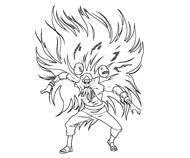 Kakuzu 5 Coloring | Crafty Teenager