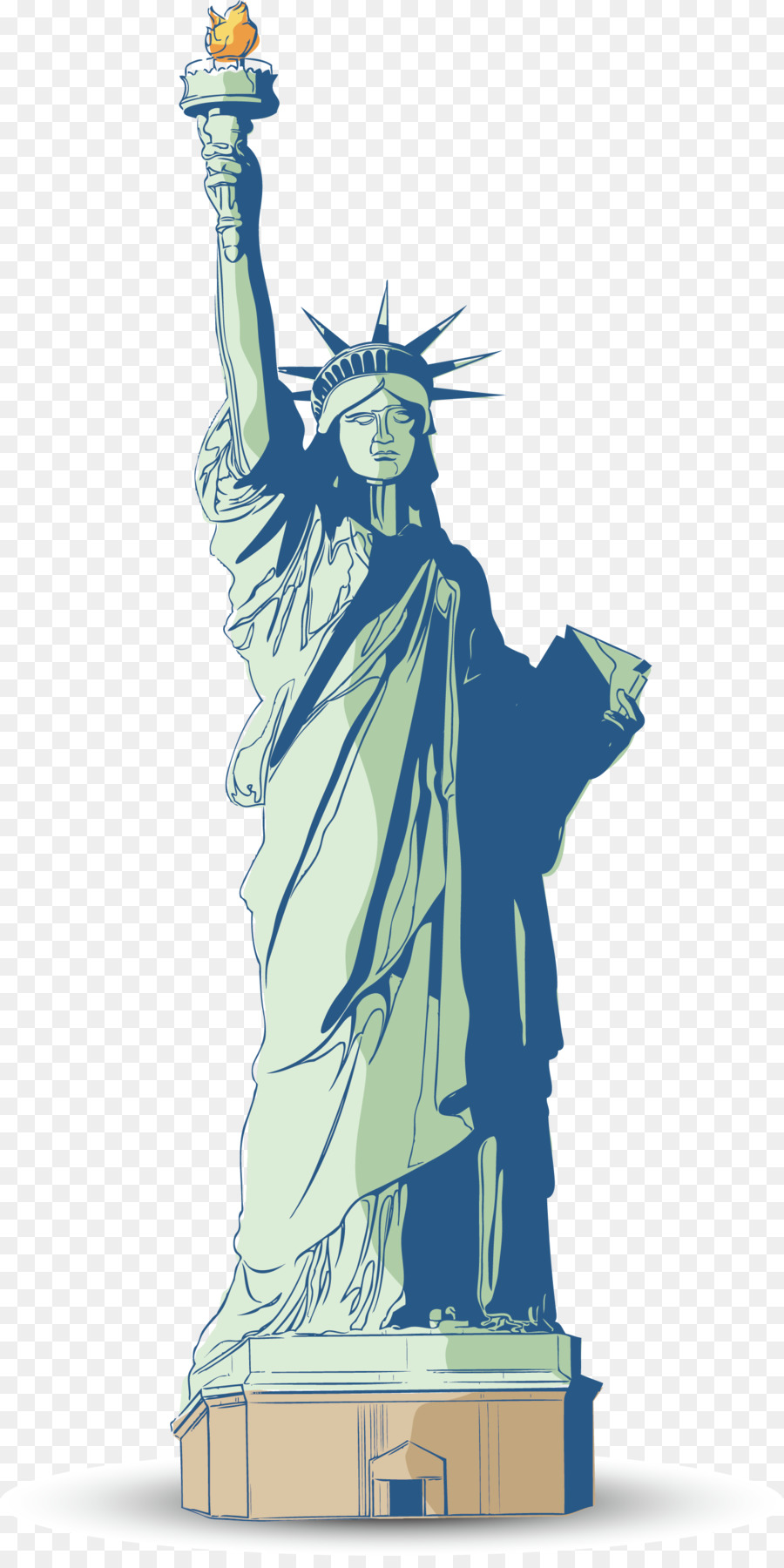 Statue De La Liberté, Statue, Dessin PNG - Statue De La Liberté, Statue