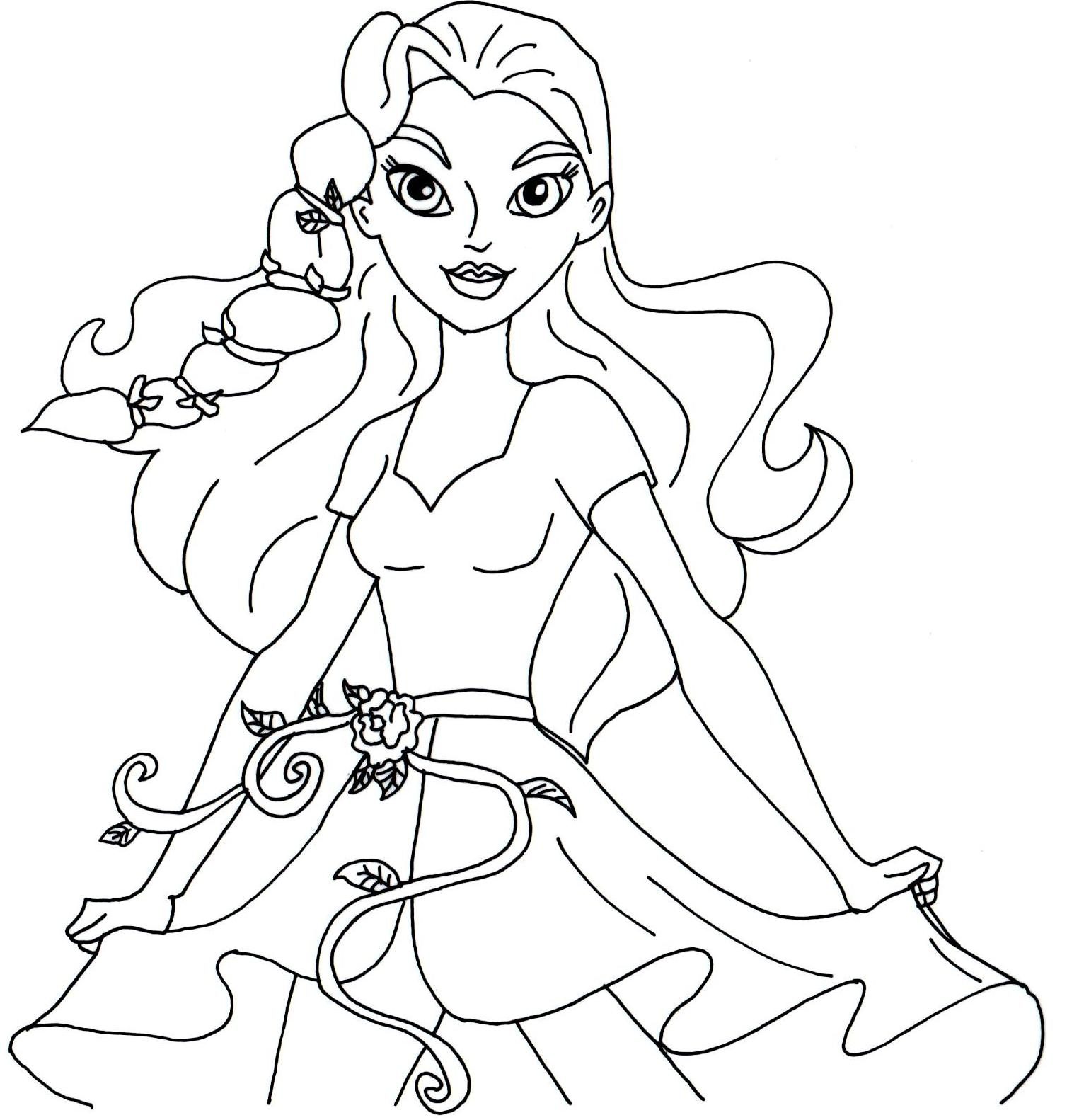 Lego Poison Ivy Coloring Pages at GetDrawings | Free download