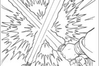 light saber coloring page