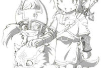 coloriage zelda twilight princess coloriage zelda twilight princess