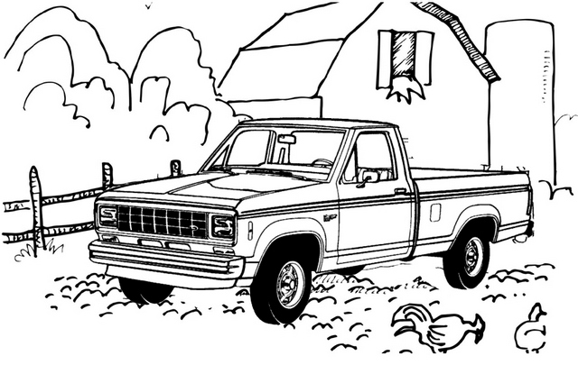 All-New Chevy Truck Coloring Pages for Boys - Coloring Pages
