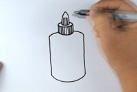 glue coloring page