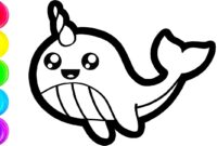 coloriage baleine licorne coloriage baleine licorne