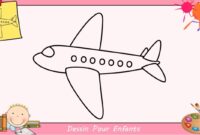 dessiner un avion facile