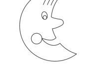 moon color pages moon color pages