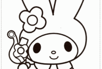 my melody coloring pages my melody coloring pages