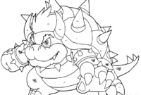 bowser coloring pages printable