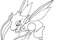 scyther coloring page scyther coloring page