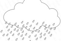 nuageux soleil coloriage