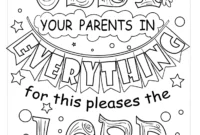 obey god coloring page obey god coloring page