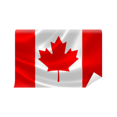 Papier peint Près du drapeau canadien - PIXERS.FR