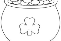 pot of gold coloring page