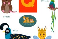 animal qui commence par q en anglais