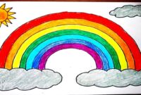 rainbow drawing for kids rainbow drawing for kids