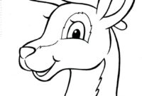reindeer coloring pages pdf reindeer coloring pages pdf